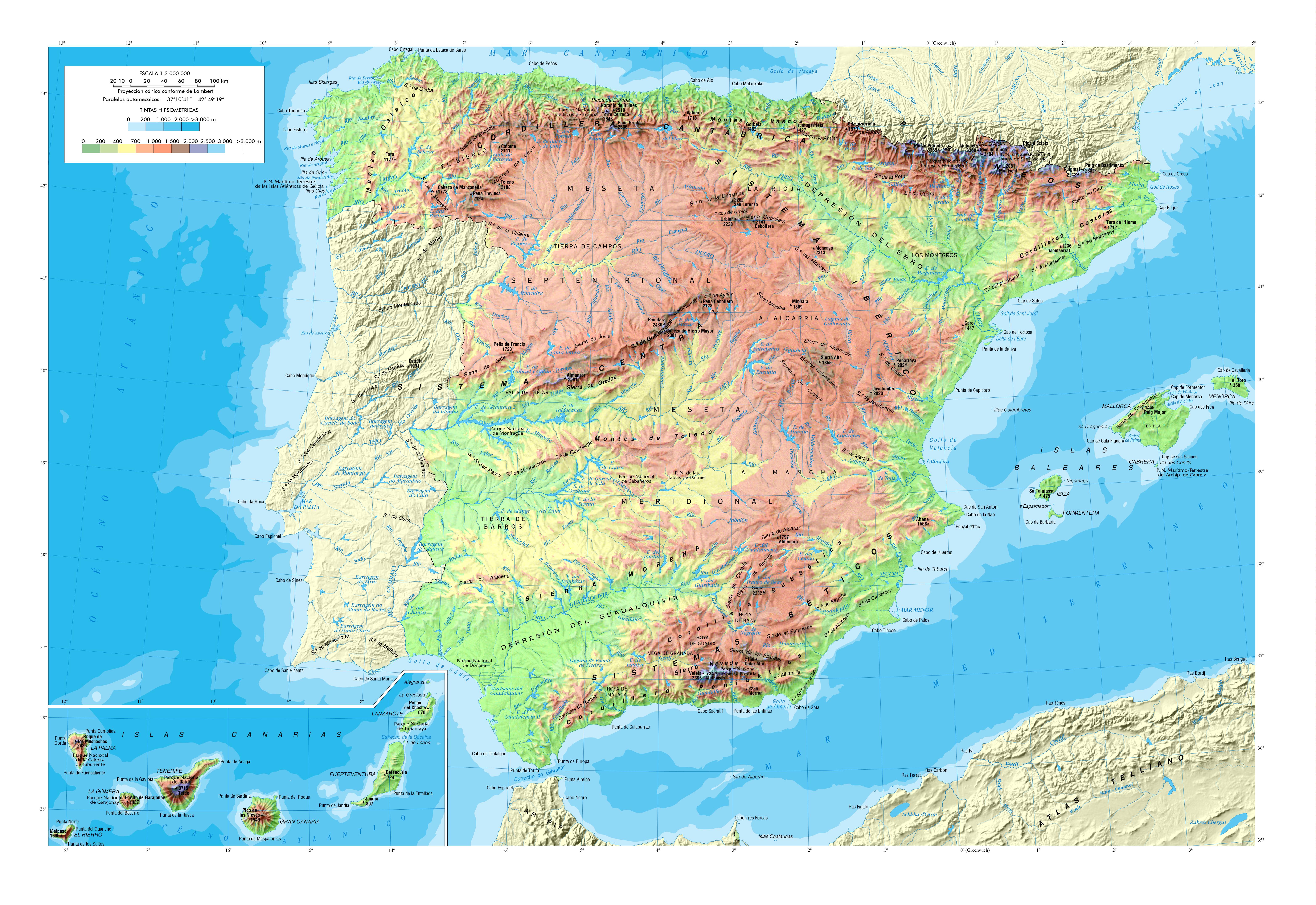 Spain Geography Map – Get Latest Map Update